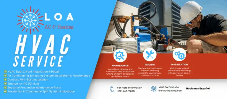Blue and Red Modern HVAC Service Facebook Cover (1)